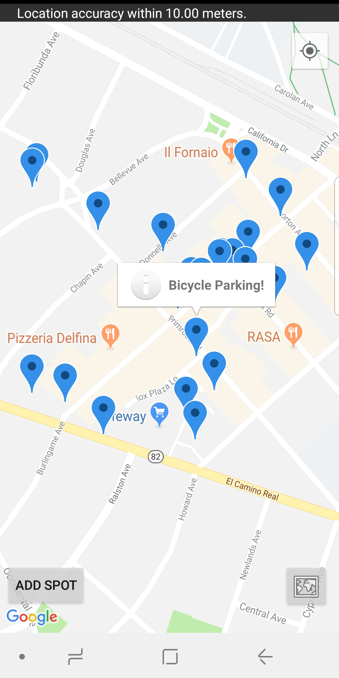 Find bicycle parking